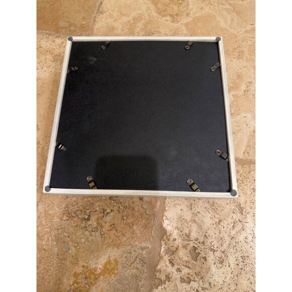 Handcrafted Needlepoint Teapot Design Wood Tray With Handles - Picture 5 of 5